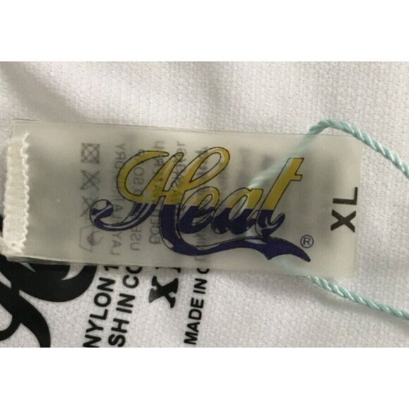 Heat String Bikini Bottom Women Size XL White Ribbed Tie Side New with Tags - Picture 8 of 13